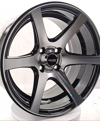 15x8 4x100 Wheels Rim Polish Black Honda Civic Mazda Miata Toyota