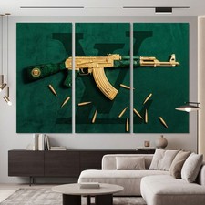 Kalaschnikow AK47 in Gold