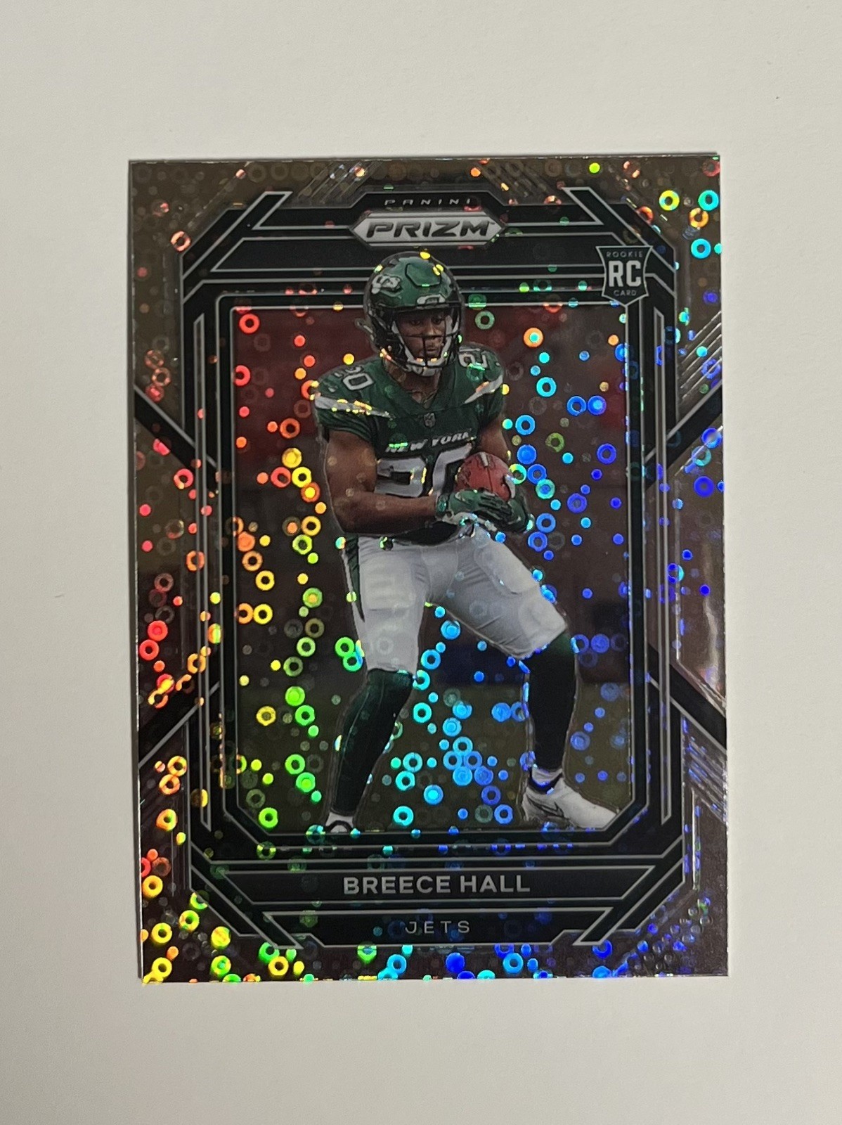 2022 Panini Prizm - Breece Hall Rookie Variation #317 No Huddle Prizm (RC)