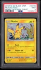 2019 POKEMON BLACK STAR PIKACHU HOLO PROMO TEAM UP SM162 PSA 9 MINT 3A