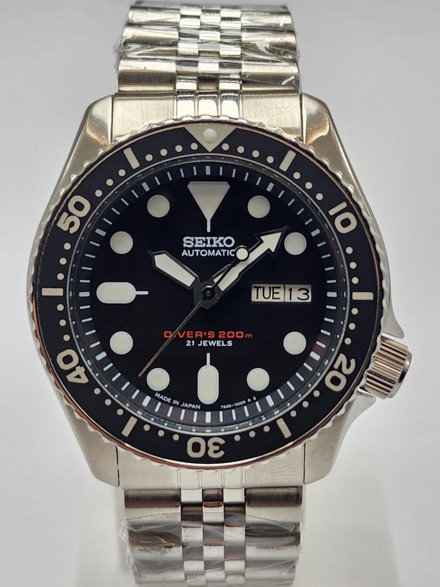 3*s様 SEIKO セイコー ダイバー 7S26-0020 稼働品 箱付き Seiko Prospex Men's Black Watch - 7S26-0020 for sale online
