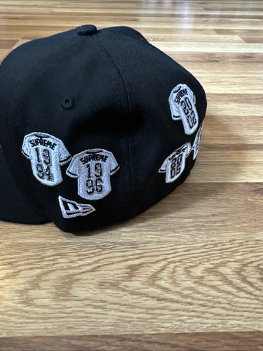 Supreme-Jerseys Box Logo New Era Cap Mütze Schwarz Größe 7 1/4 Neu mit Etikett - Bild 4 von 4