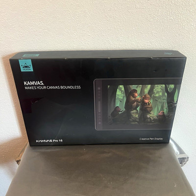 Huion Kamvas Pro 16 Graphics Tablet Creative Pen Display w/ Pen & Accessories