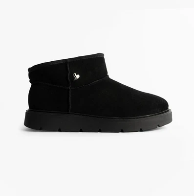 Skechers KEEPSAKES COSY - COSY MINI Damen Freizeit Schlupfstiefel - Schwarz