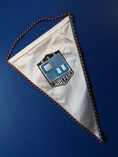 DDR Wimpel BSG Chemie Wolfen LIGA Fu&szlig;ball FC Gr&uuml;n Wei&szlig; DTSB ORWO DDR Fahne Seide