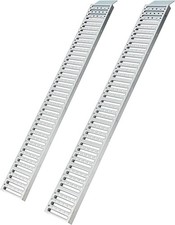 Pair Aluminum 1000lbs Capacity Trailer Ramps For Truck Car Auto 72x9 Non-slip Pair Aluminum 1000lbs Capacity Trailer Ramps For Truck Car Auto 72x9 Non-slip