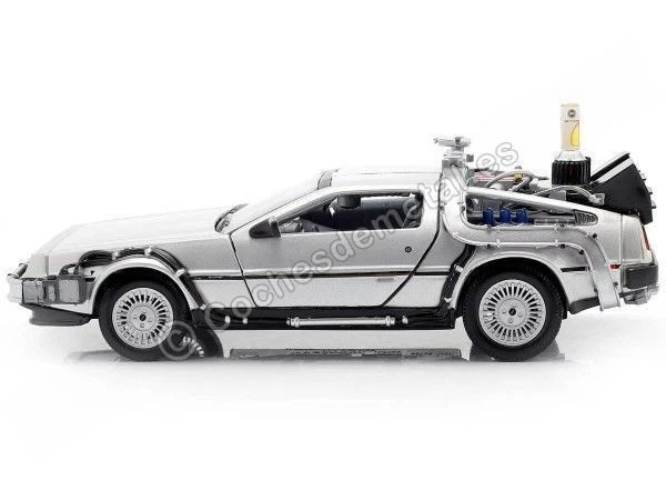 1989 DeLorean DMC 12 "Retour vers le Futur II + Mr.Power" 1:24 Welly 22441 - Photo 3/4