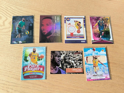 Panini,Metal Universe Aficiona, LeBron James,7 Karten Lot, Lakers/Cleveland. 
