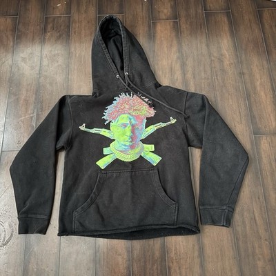 YoungBoy NBA x Vlone Sticks Black Hoodie Sweatshirt Men s Sz Small Good Cond
