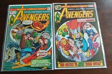 Avengers #132, 133, 145, 146, 149, 192, 203, 213 -- Bronze Age Lot -- Marvel
