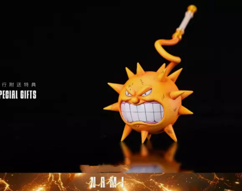 MJ Studio Nami Resin Statue In Stock One Piece Zeus Led Light