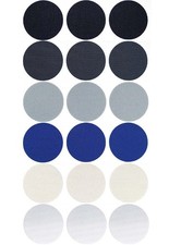 Circle Shape Shoe Hole Prevention Repair Patches/Inserts for 18 Holes 6 Colors 