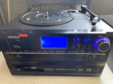 Jensen CD Cassette Record Player Spectra Merchandising JTA-990 Turntable