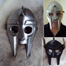 Medieval Roman Gladiator Face Mask Great For Costume Re-enactment LARP & Display