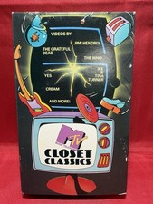 Vintage MTV Closet Classics Betamax Beta Tape 1986 RARE Fuji Hi-Fi