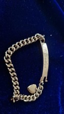 Romunda USA Goldfarben Vintage Panzerarmband