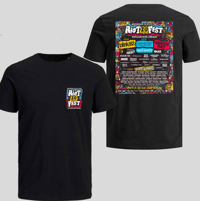 The Riot Fest 20Th Anniversary Lineup Chicago On September 19-21 2025 T-Shirt