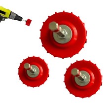 3/9 PCS Copper Pipe Cleaner Set 1/2" 3/4" 1" Tube Brush Cleaning for Power Drill