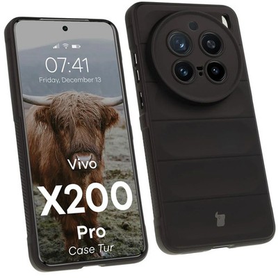 Handyhülle für Vivo X200 Pro Bizon Case Cover Schutz Hülle Etui Hülle Schwarz