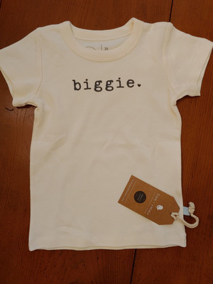 Finn & Emma 3T Biggie Unisex Top Toddler Ivory Organic Cotton Sustainable READ