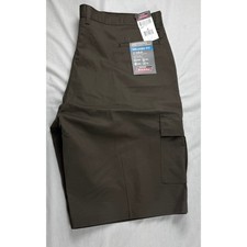 Dickies Mens Relaxed Fit Performance Flex Cargo Shorts Size 44 Brown 13" Inseam