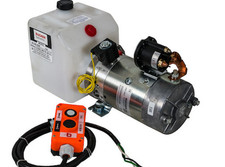 Buyers PU319 3-Way DC Power Unit Electric Controls Horizontal 0.75 Gal Poly Res