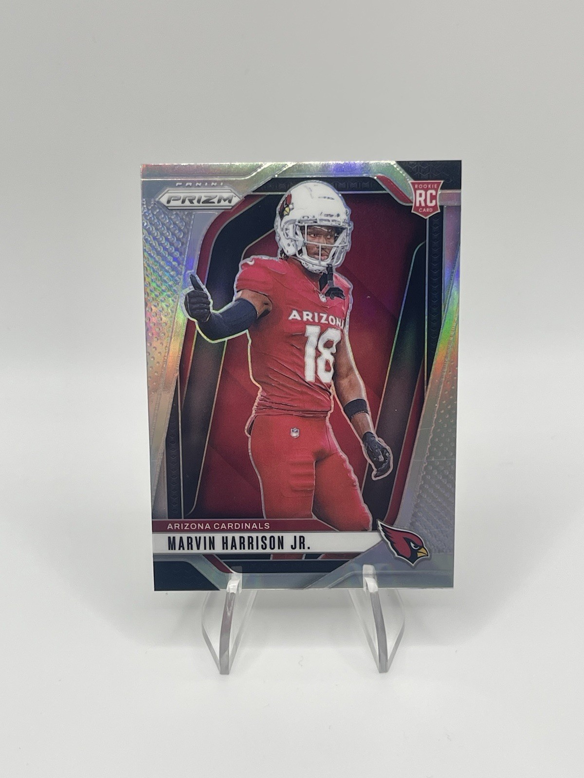 2024 Panini Prizm Marvin Harrison Jr. Silver  VARIATION Prizm RC Cardinals #30
