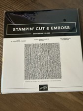 Stampin Up Embossing Folder  Bark 3D Embossing Folder 155431