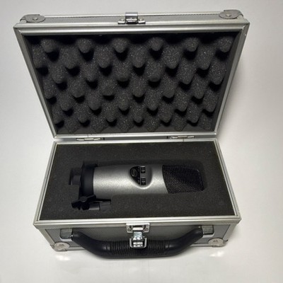 CAD M179 Condenser Microphone, XLR 3-Pin Wired, Carry Case, Pad/Low Cut UNTESTED