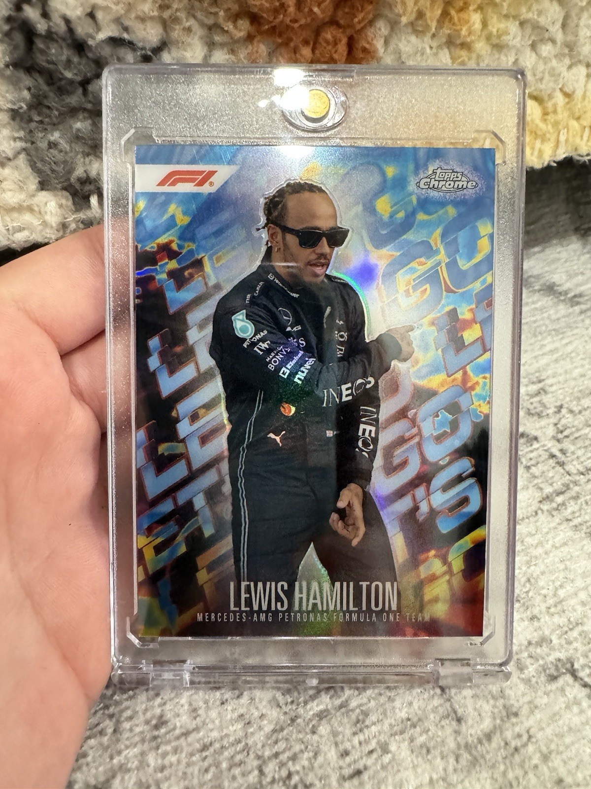 2024 Topps Finest Formula 1 F1 Lewis Hamilton Let's Go SP #LG-6