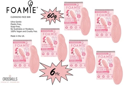 FOAMIE SOAP BARS 6 PACK - BRAND NEW UNOPENED BOX.