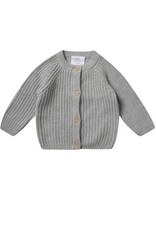 100% Cotton Chunky Ribbed Knitted Cardigan for Boys & Girls Ages 0-6 Years