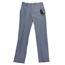 Michael Kors Mens Major Classic Fit Stretch Performance Pants Ash Blue 34x34