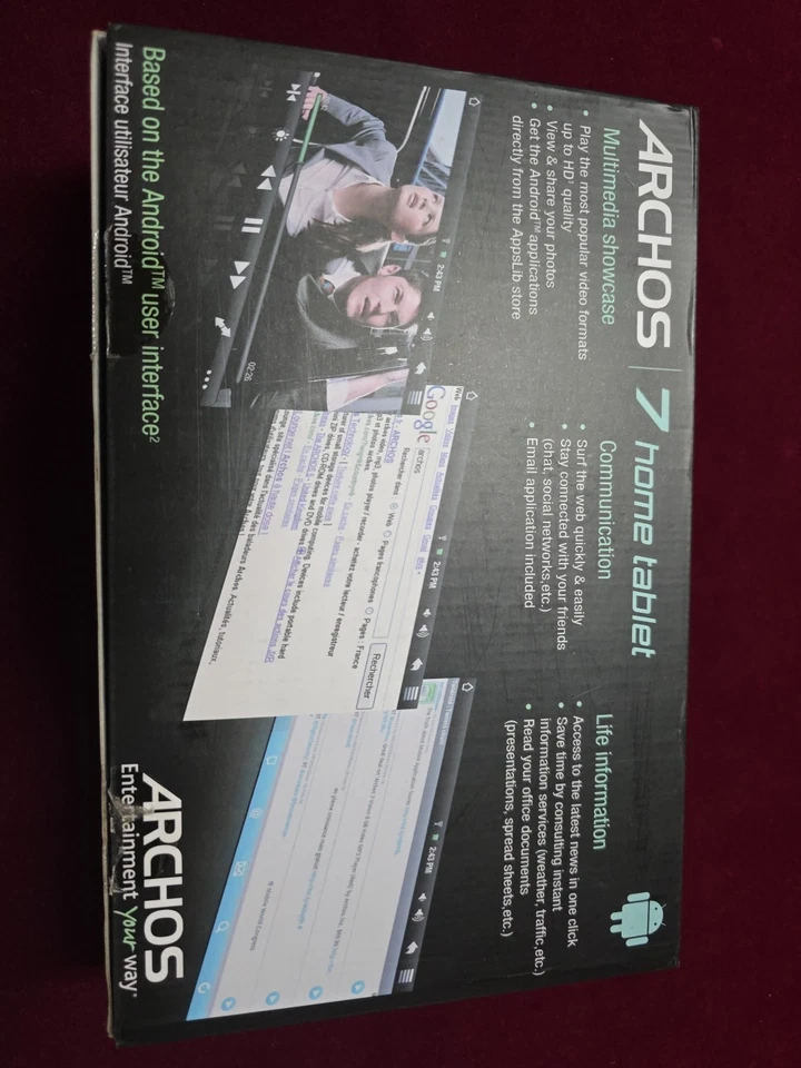 Archos Home Tablet 7 8GB, Wi-Fi, 7in - Black - Image 3 of 4