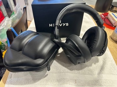 HEAVYS H1H Wireless noise cancelling Over Ear Headphones with case & accessories