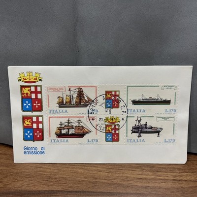 ERSTTAGSBEUTEL FDC BRIEFMARKEN DAMPFER KORVETTE KANONENSCHIFF M/W SATURNIA