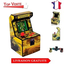 Borne Portable Mini Arcade Jaune - 250 Jeux de 16 Bits pour Enfants et Adultes