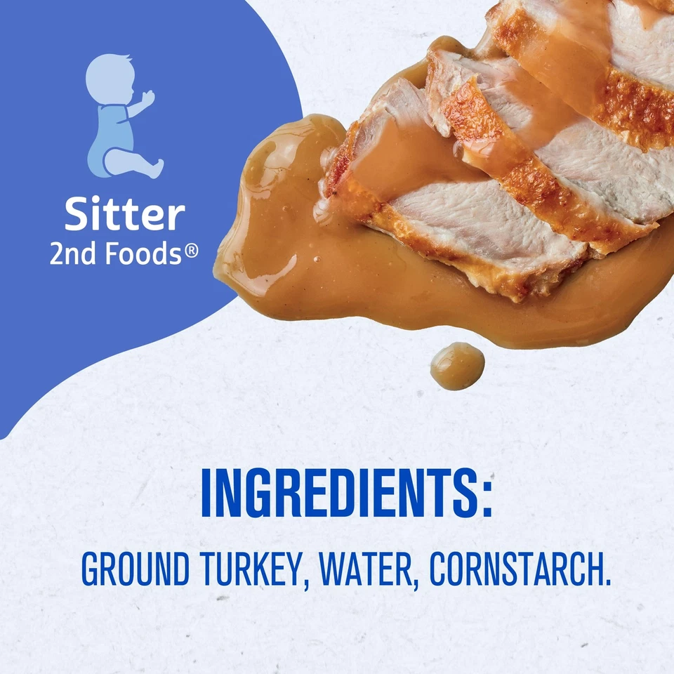 Gerber Etapa 2, Tarro de Pollo y Salsa, Comida para Bebés, Puré de Aves a la Hora de Comer, 10-... Foto 3 de 4