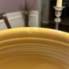 VTG 1940's Yellow Fiesta Ware Round Chop Plate Cake Serving Platter-12"  — photo 3