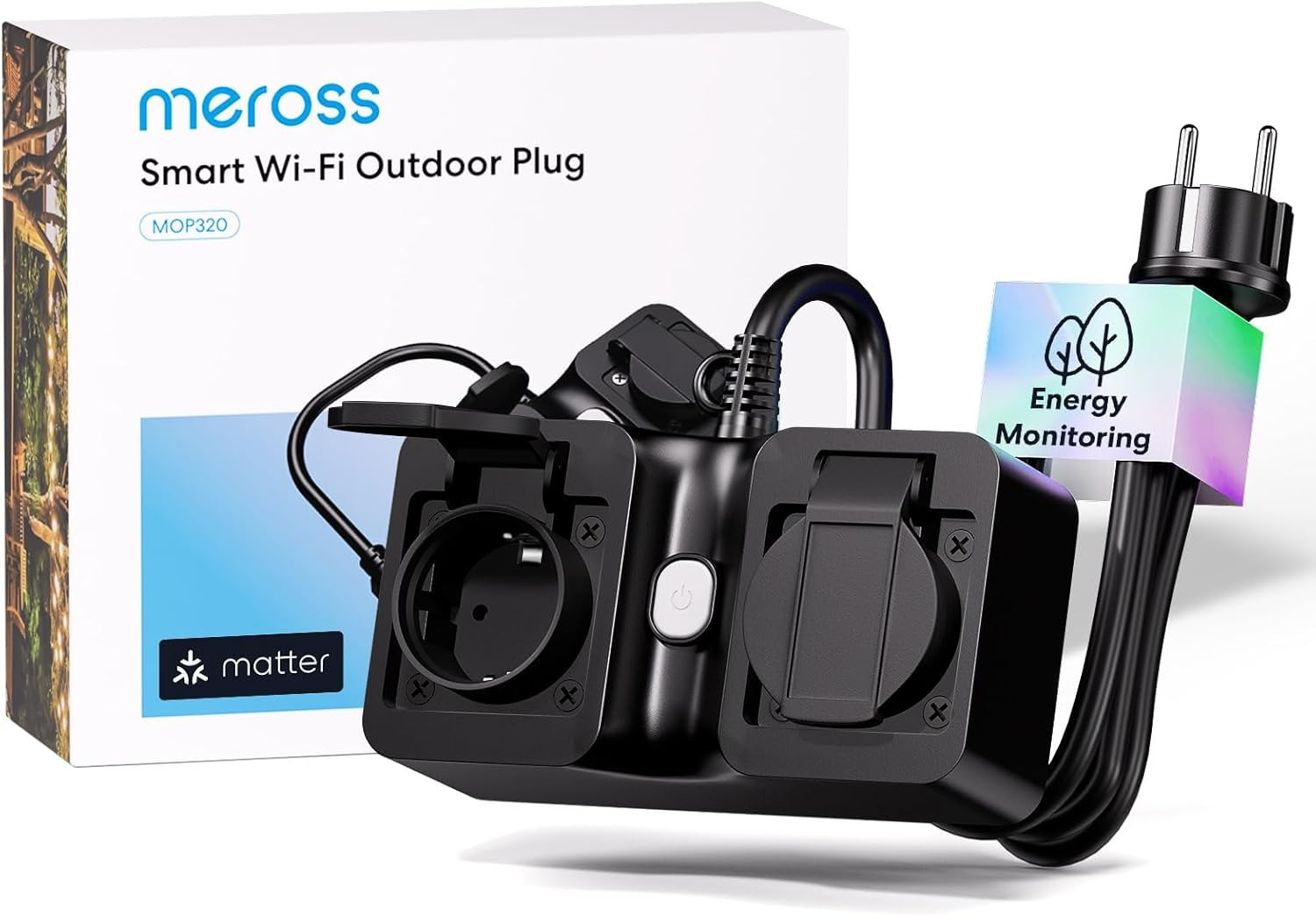 Presa Smart Esterna con Misuratore Consumi: Risparmia Energia Matter