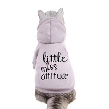 Cayxatiu Cat Hoodies for Cats Puppy Pet Clothes Apparel Large, Purple