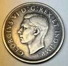 Canada 1938 Silver 25 Cent Coini