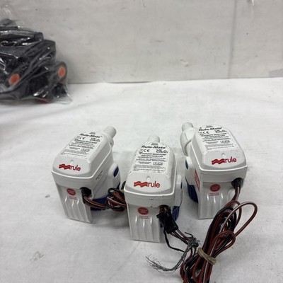 Rule RM800B Rule-Mate Automatic Bilge Pump 800 GPH 12 Volt 29-RM800B Lot Of 3
