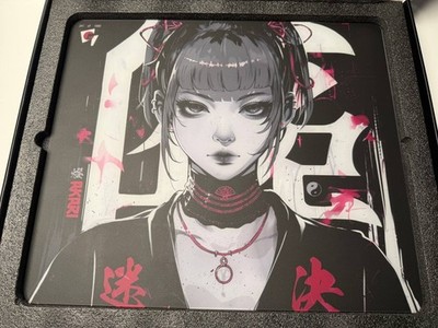 GLSSWRKS Akari Red Glass Mouse Pad - USA SELLER Limited Edition Gaming Mousepad