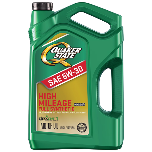 2 Pack Quaker State Full Synthetic High Mileage 5W-30 Motor Oil, 5 Quart - Picture 2 of 7