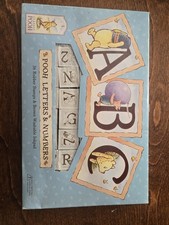 Brand New DISNEY CLASSIC WINNIE THE POOH LETTERS and NUMBERS 36 RUBBER STAMP SET