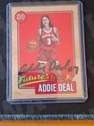 Addie Deal In Person On Card Auto Iowa Wisconsin