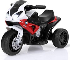 Costzon Kids Electric Ride on Motorcycle, Licensed BMW 6V Battery Powered Toy w/