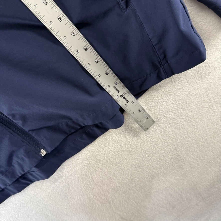 Chaqueta Notre Dame Para Hombre 3XL Azul Cremallera Rendimiento Equipo Jugador Emisión Bolsillos Logo Foto 4 de 4