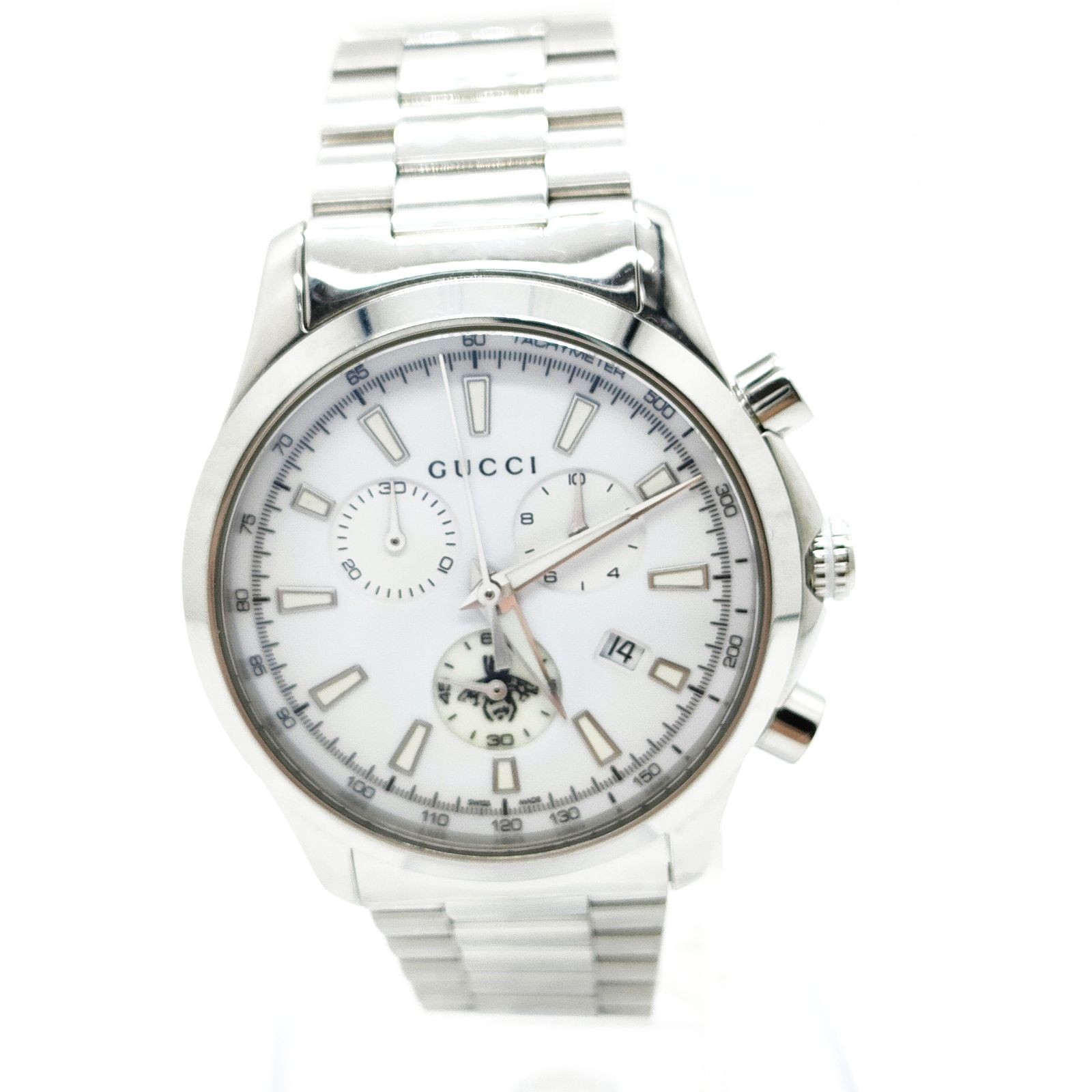 Gucci YA126472 37mm Women's White & Silver Watch 3563441